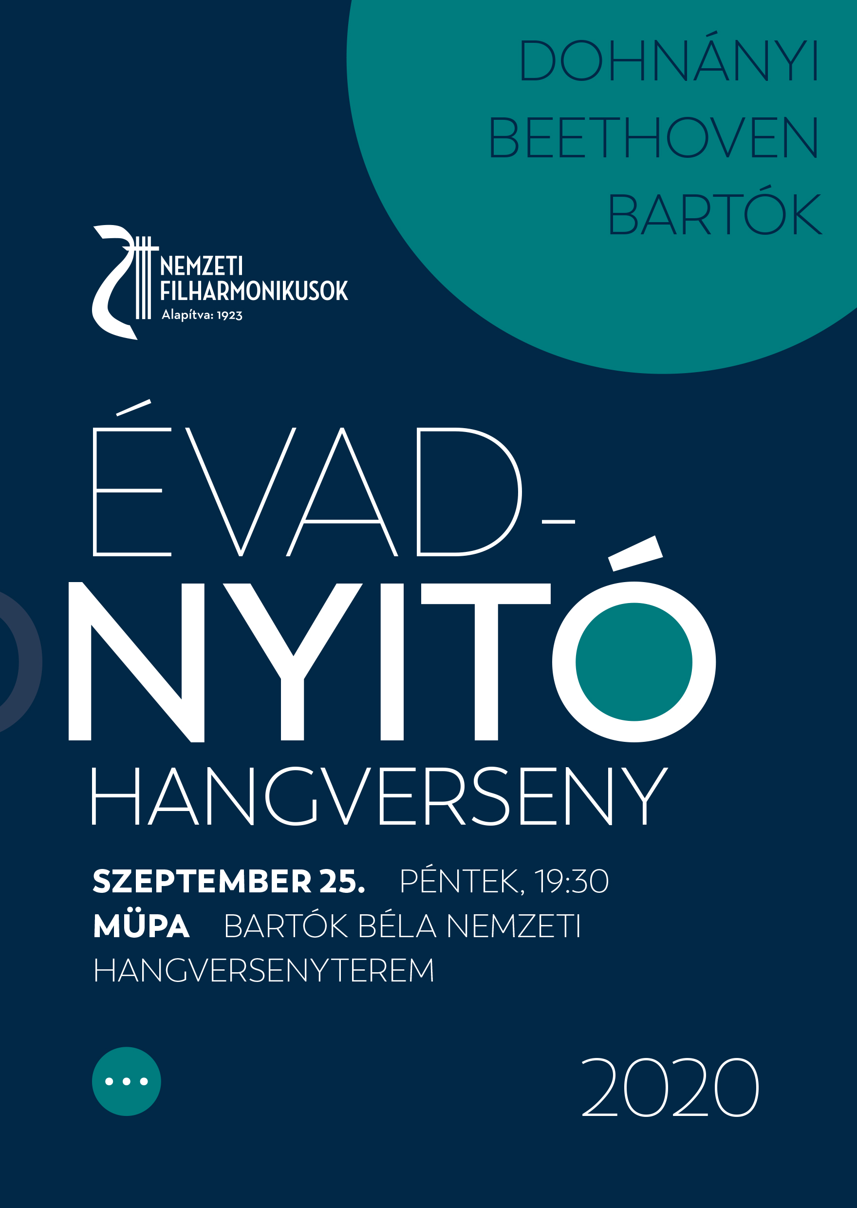 Season-opening concert / leaflet
