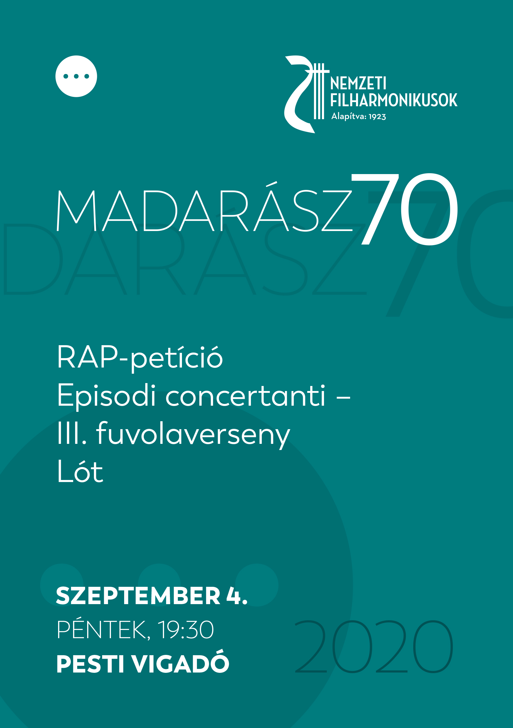 Madarász 70 / leaflet