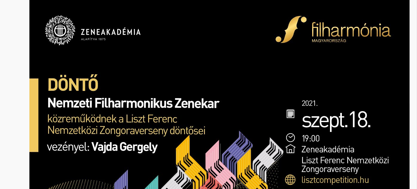 FRANZ LISZT INTERNATIONAL PIANO COMPETITION 2021 Grand Final