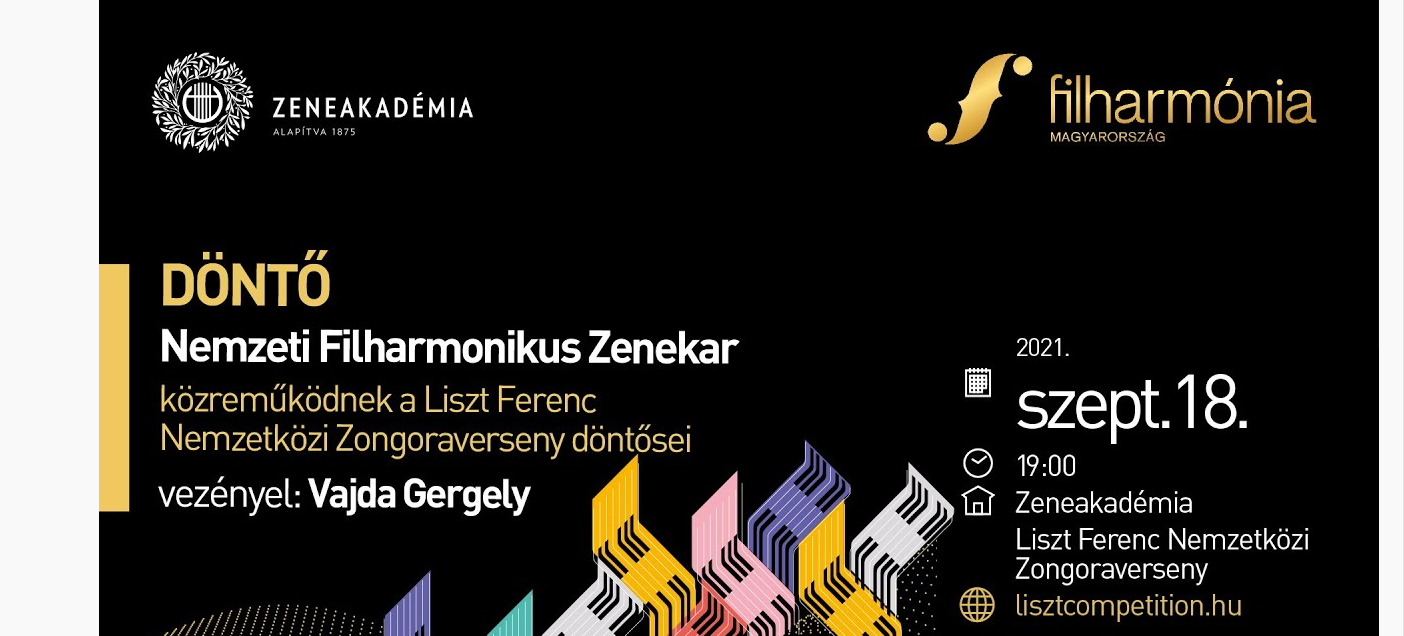 FRANZ LISZT INTERNATIONAL PIANO COMPETITION 2021 – Grand Final